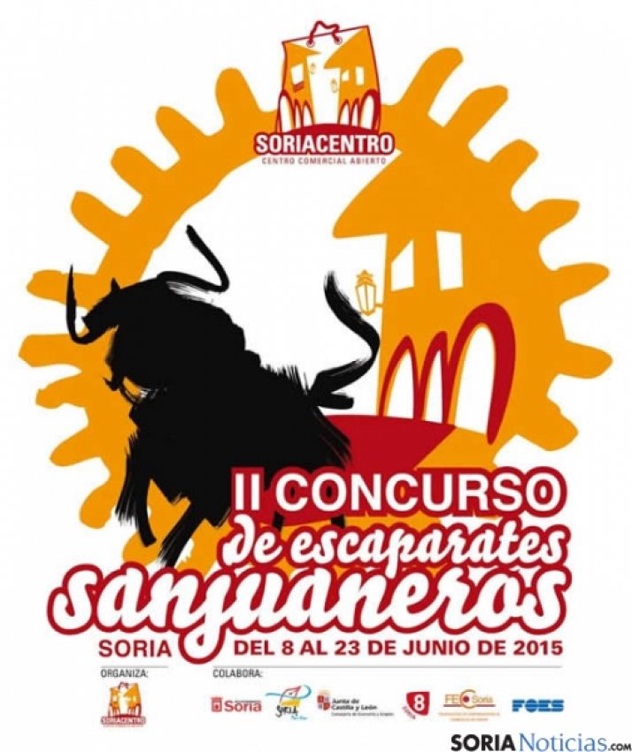 Cartel escaparates sanjuaneros