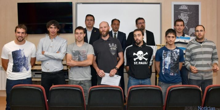 Los alumnos, este viernes. / Jta.