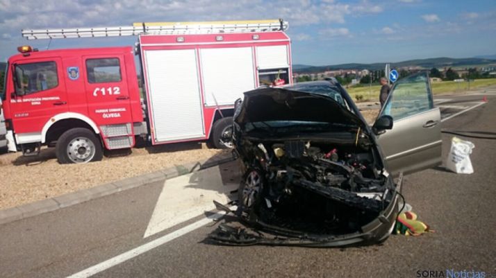 Accidente en Ólvega