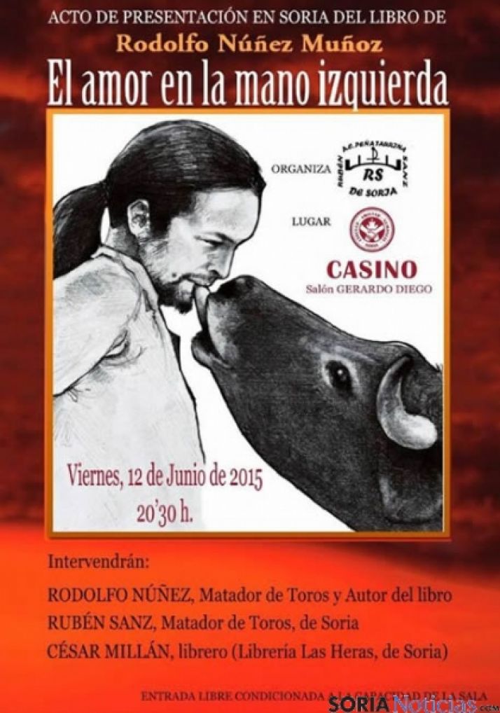 Cartel de la presentación del libro