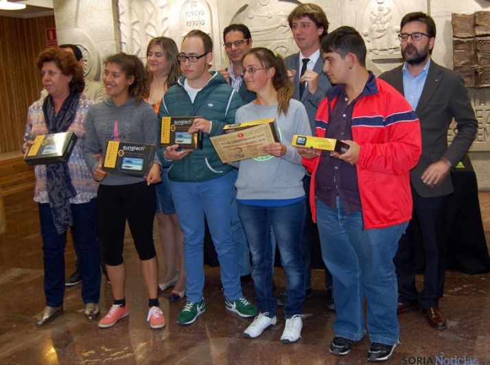 Los niños redactores del proyecto. / Ayto.