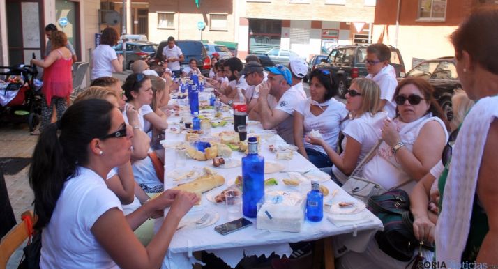 Ambiente en el reparto de la tajada. / SN