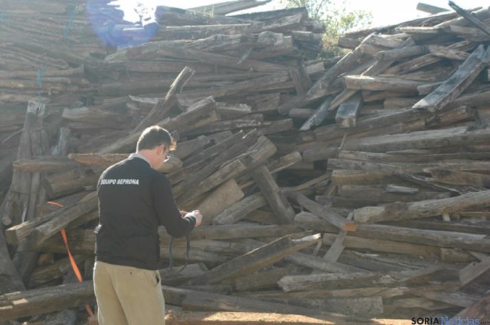 Traviesas almacenadas