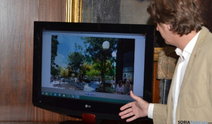 El alcalde de Soria, Carlos Martínez.