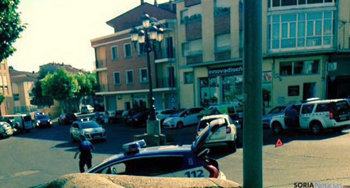 Dispositivo de asistencia en la calle Caro. / edss