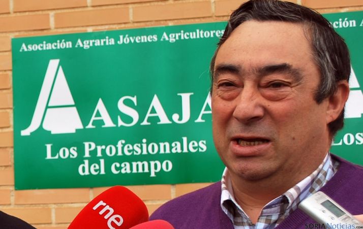 Carmelo Gómez, presidente de ASAJA Soria. / SN