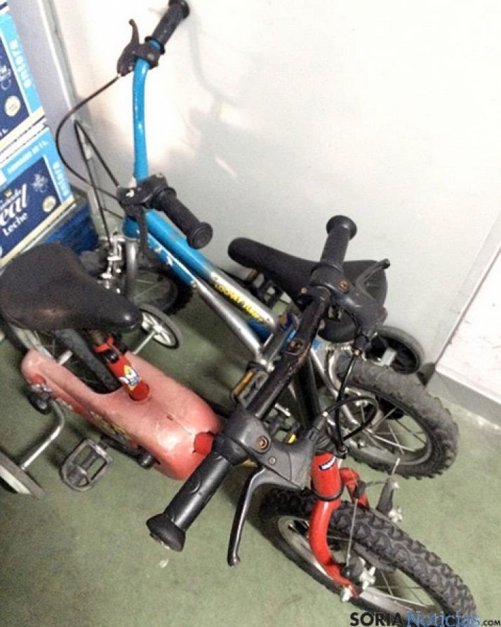 Dos bicis infantiles llevadas este miércoles. 