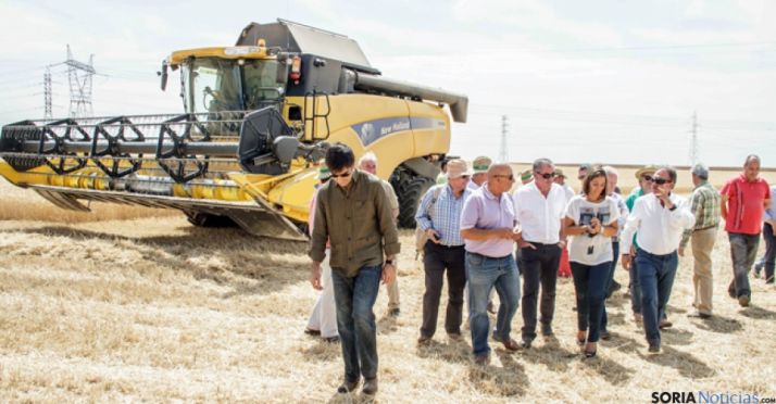 La consejera de Agricultura, en Palencia