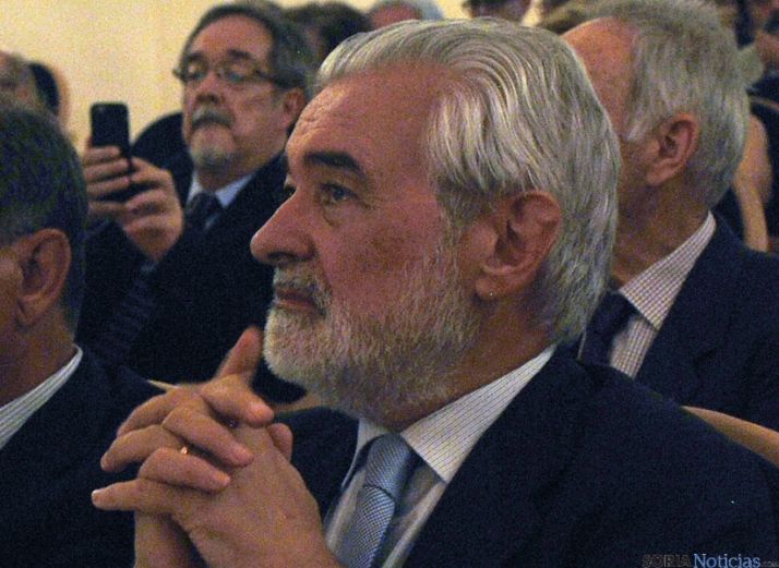 Villanueva, este miércoles en Soria. / SN