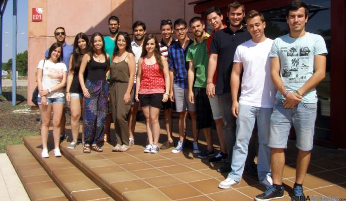 Universitarios este verano en el Céder. / Subdelg