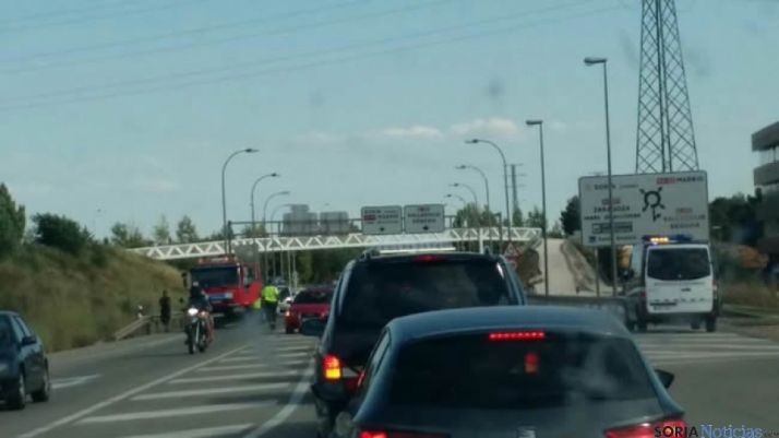 Golpe y retenciones en la N-234