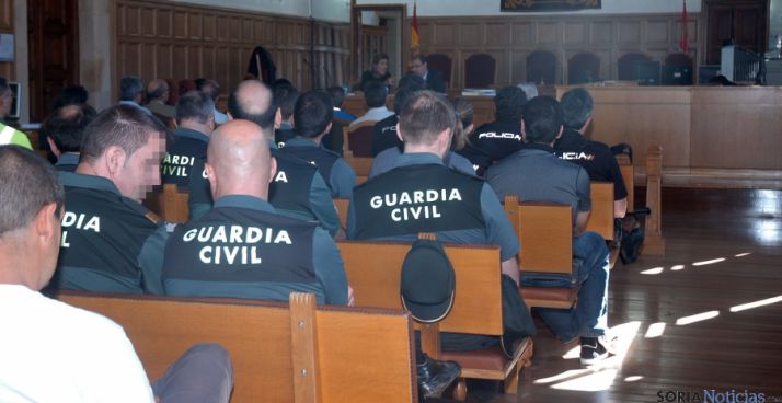 La jornada en La Audiencia provincial. 