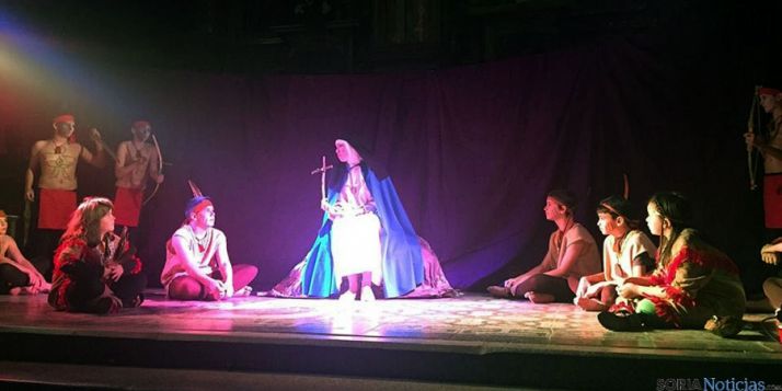 Una de las escenas del teatro. 
