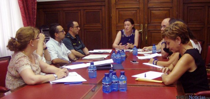 La reunión de este martes en la Subdelegación. / Sudelg.