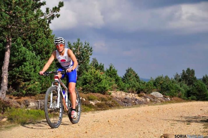Yolanda Magallón, campeona de España de duatlón cross en la edición de 2014