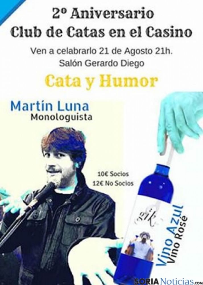 Cartel del 2º aniversario del Club de Catas