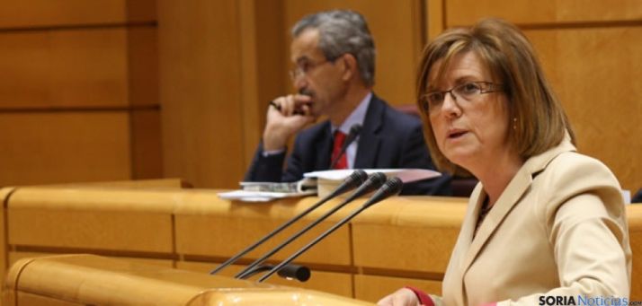 La presidenta del PP Soriano.