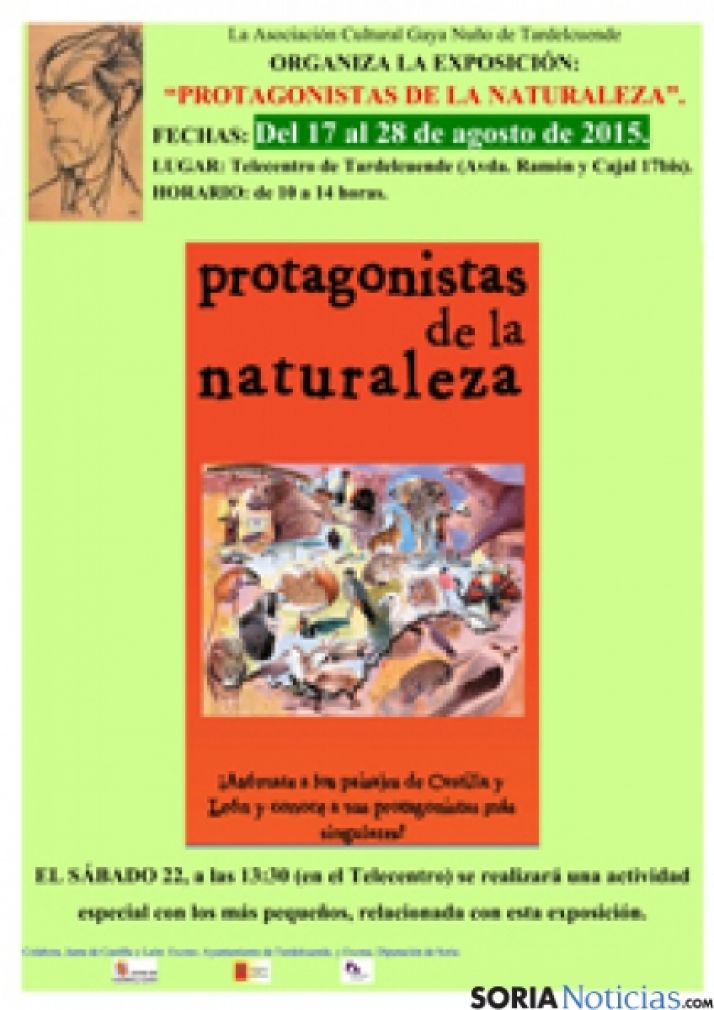 Exposición Protagonistas de la Naturaleza en Tardelcuende