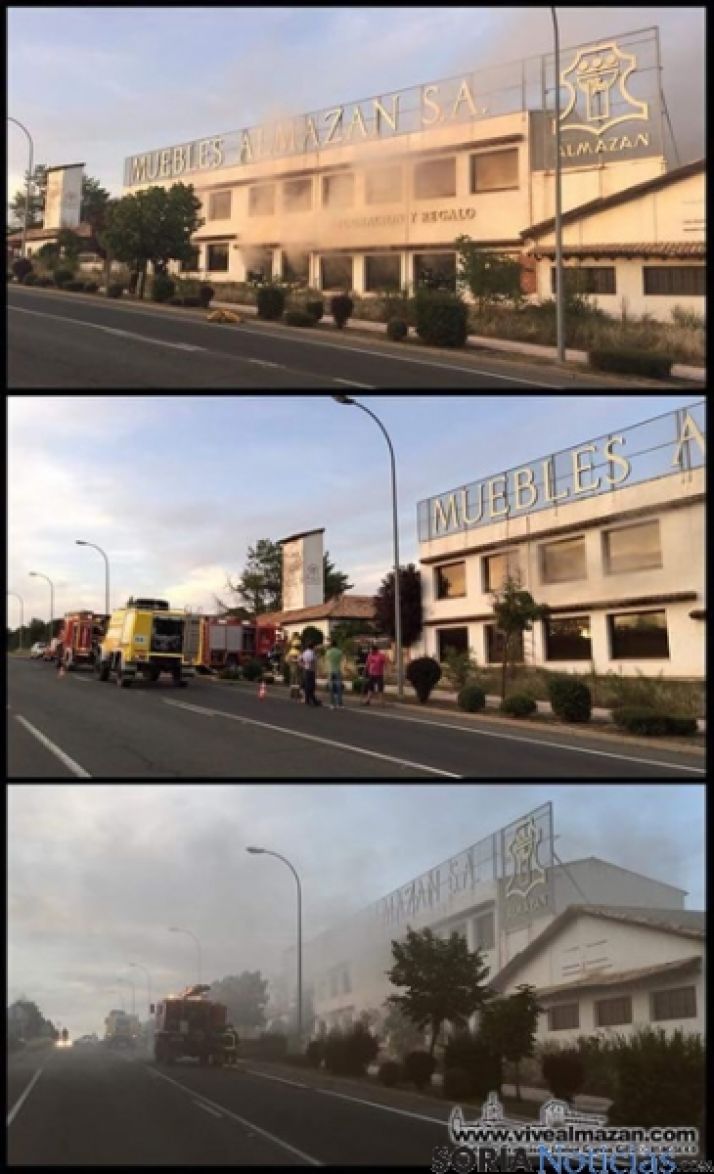 Incendio en Muebles Almazán