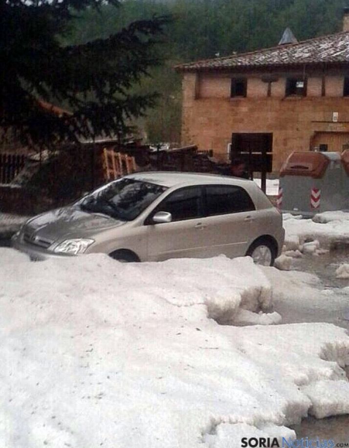 Otra de las imágenes de la granizada. / SN
