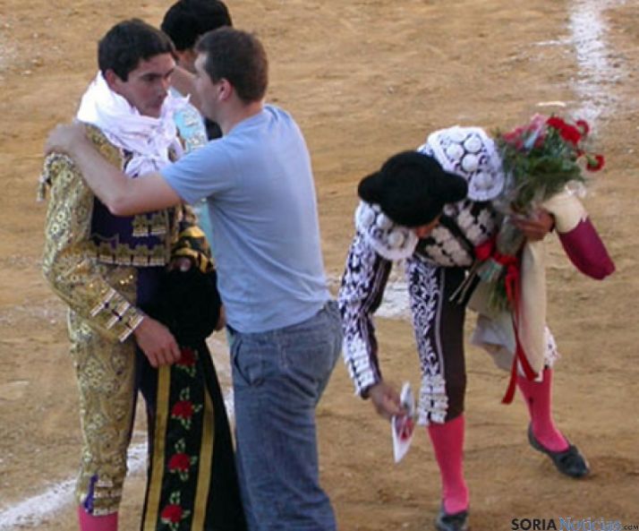 Ruben Sanz en la plaza de Soria