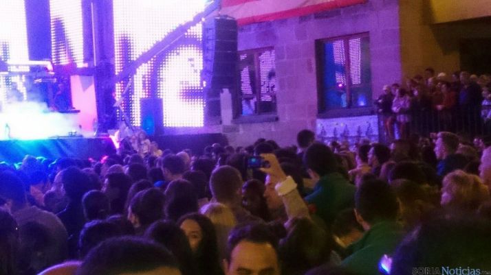 Un momento de la actuación. / SN