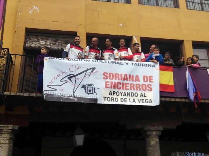 Los sorianos se dejan ver en el Toro de la Vega. / SN
