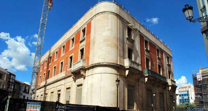 El edificio del Banco de España en la capital soriana. / SN