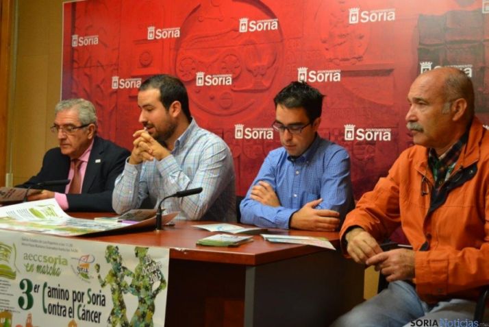 Presentación del tercer Camino por Soria contra el Cáncer