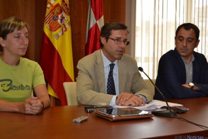 El director general de turismo, Javier Ramírez, en Soria
