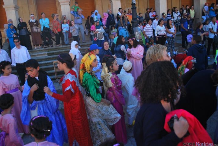 Colores y sol en la plaza Mayor. / SN