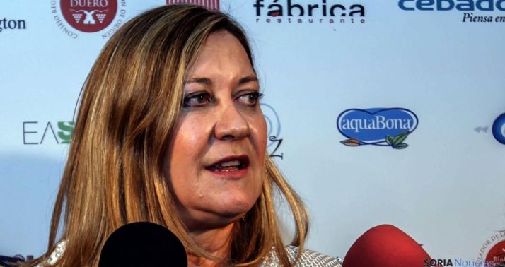 La consejera Pilar del Olmo, durante la clausura. / Jta.