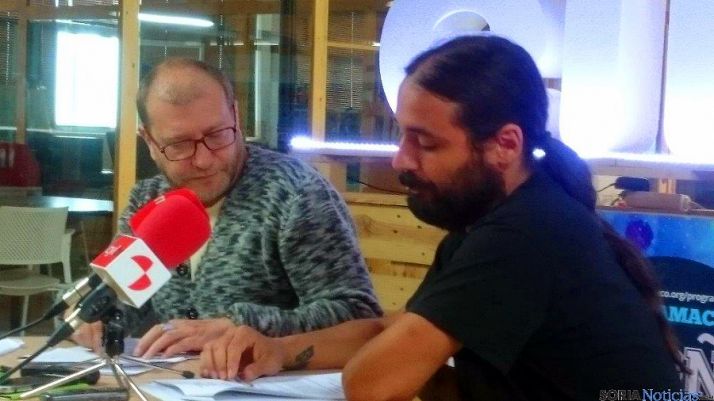 Roberto Ortega y Daniel Hernández, en la presentación.