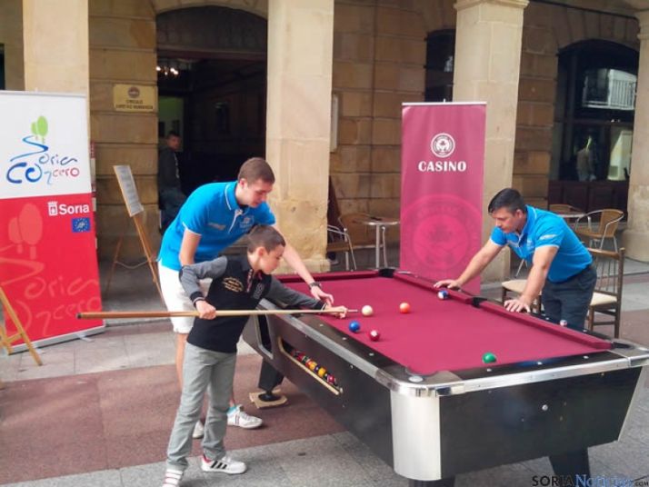 El billar en el centro de Soria