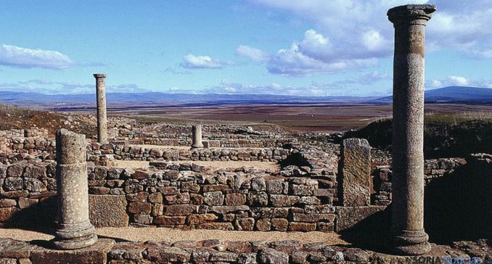 El yacimiento arqueológico de Numancia.
