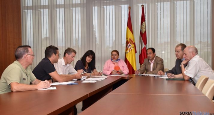 Reunión en la Delegación Territorial