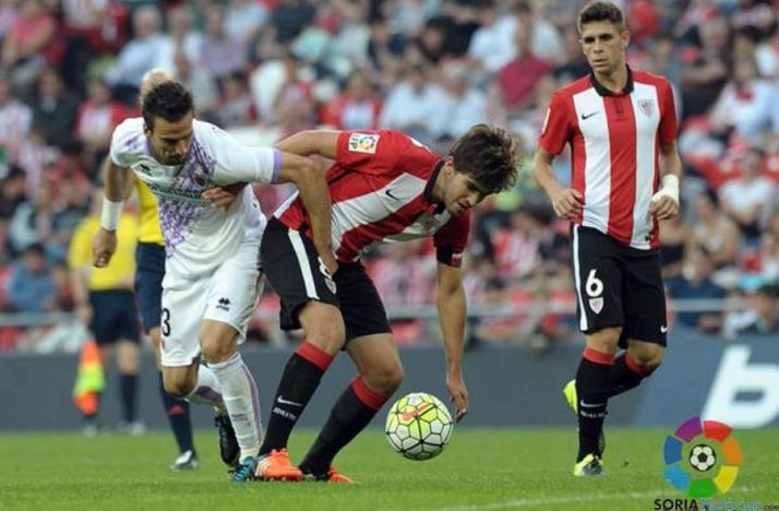 Uno de los lances del partido. / LFP