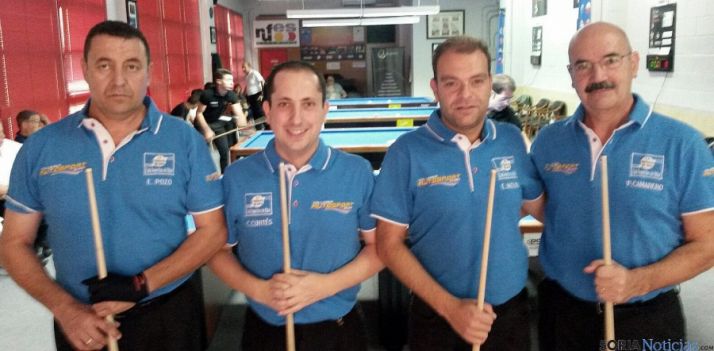 Pozo (izda.), Cortés, Molina y Camarero.