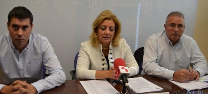 Diputados del PP en rueda de prensa