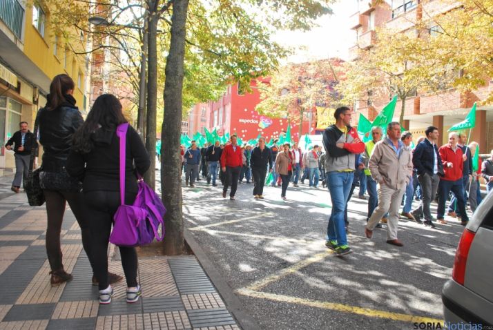 Imagen de la jornada de protesta. / SN