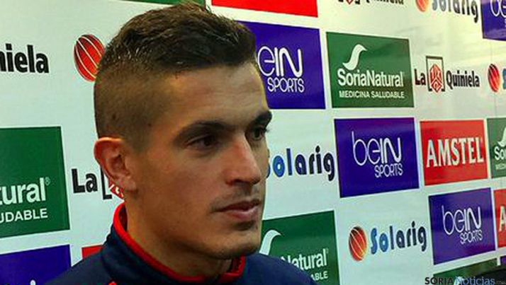 El centrocampista numantino Marc Pedraza./CDN