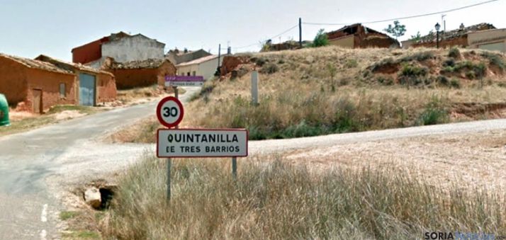 Entrada a la pedanía sanestebeña./GM