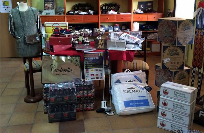 Artículos para el sorteo de aniversario.