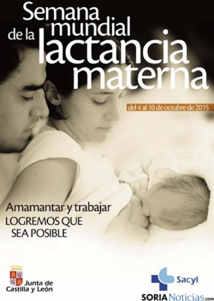 Cartel de la semana de la lactancia