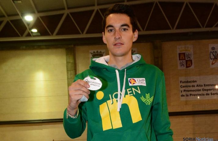 El atleta adnamantino Dani Mateo.