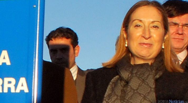 La ministra en una de sus visitas a la provincia de Soria. / SN