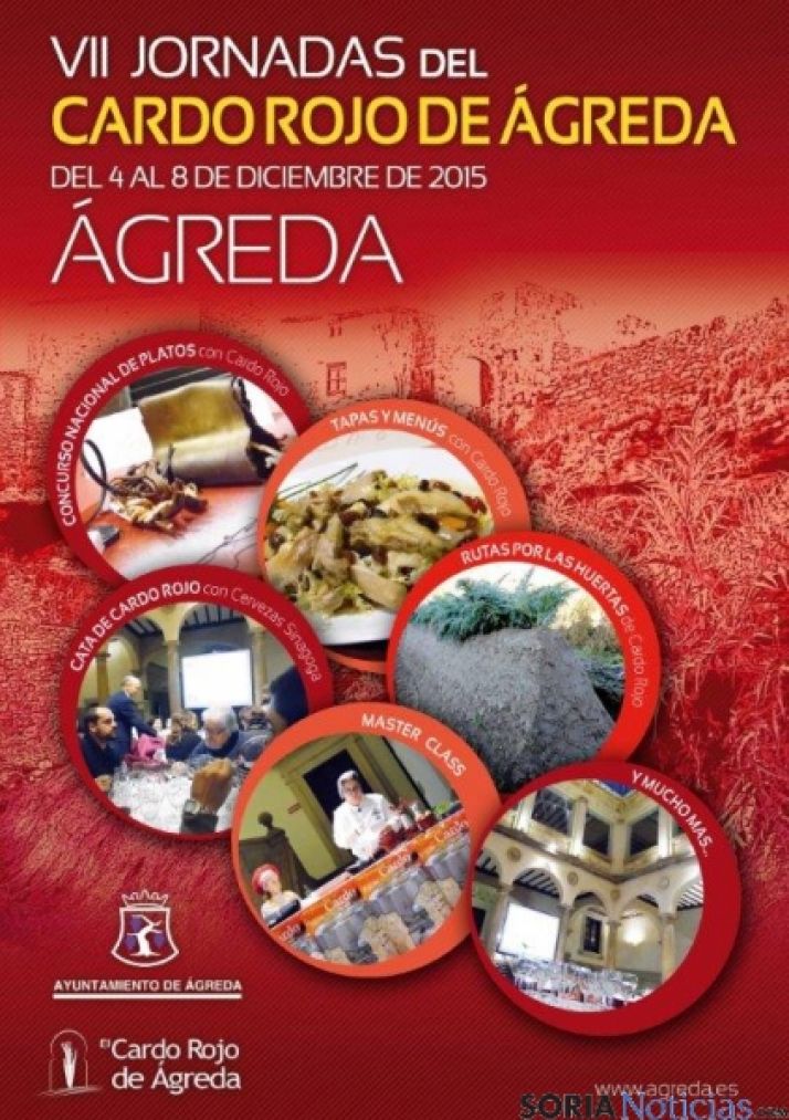 Cartel anunciador de las jornadas del Cardo Rojo.