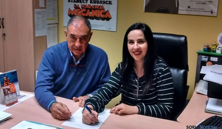 Ángel Calvo y Mercedes Silva.