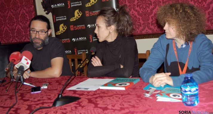 Mario Madrueño (izda.) Inés Andrés y Belén Herrera. / Ayto.