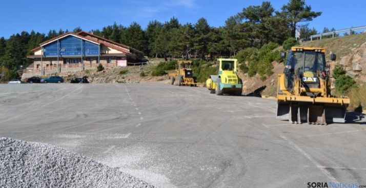 Aparcamiento del Puerto de Santa Inés